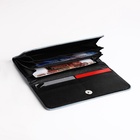 Кошелёк женский на кнопке, голубой - фото 57984796