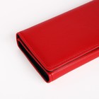 Кошелёк женский на магните, цвет красный - фото 22981906