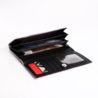 Кошелёк женский на магните, 19×4×9 см, розово-сиреневый - Фото 2