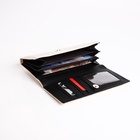 Кошелёк женский на магните, цвет бежевый - фото 47656377