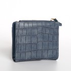 Кошелёк на кнопке, цвет синий - фото 806344186