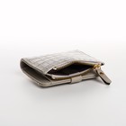 Кошелёк женский на кнопке, цвет бежево-серый 9731052