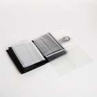 Обложка на магните, для автодокументов и паспорта, цвет чёрный - фото 7580020