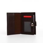 Обложка на магните, для автодокументов и паспорта, цвет коричневый - фото 7631886