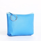 Кошелёк-монетница на молнии 10×1×8 см, однотонный, МИКС - фото 57984817