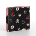 Кошелёк детский «Диски», маленький, для мальчика, на кнопке, чёрный - Фото 2