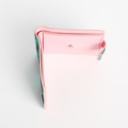 Кошелёк на кнопке, зелёный, чёрный - Фото 4