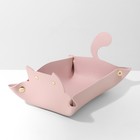 Подставка универсальная «Котик» складная, 17×22 см, цвет розовый - Фото 2