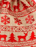 Холщовый новогодний подарочный мешочек для украшений, подарков и трав, текстиль «Скандинавия», 15×20 см 9791266