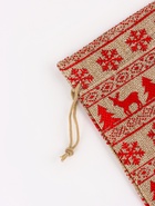 Холщовый новогодний подарочный мешочек для украшений, подарков и трав, текстиль «Скандинавия», 15×20 см 9791266