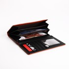 Кошелёк женский на магните, цвет красный - фото 22982205