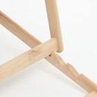 Кресло-шезлонг "Элит" складной деревянный/мягкая сидушка, 120х65х80 см - Фото 5