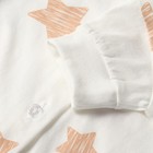 Песочник Bloom Baby Звездочки с кор. рукавом, р. 80 см, молочный - фото 25352449