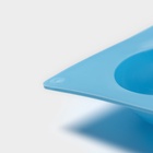 УЦЕНКА Форма силиконовая для выпечки Доляна «Полусфера», 28×16.5 см, 8 ячеек, d=5.5 см, цвет голубой - Фото 5