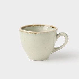 Чашка кофейная Pearl, 90 мл, цвет мятный, фарфор