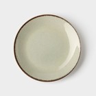 Тарелка Pearl, d=21 см, цвет мятный, фарфор - Фото 1