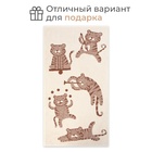 Полотенце детское махровое «Этель. Тигрята в цирке», 50×90 см, хлопок 100%, бежевое - Фото 4