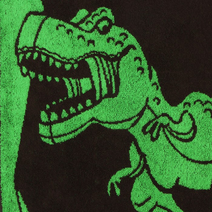 Полотенце махровое Этель «Тиранозавр», 50х90 см, 100% хлопок, 420 г/м2 - фото 1909329378