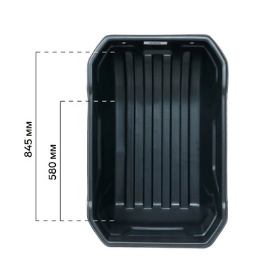 Сани YUGANA Bulldog, 900×600×295 мм