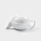 Набор фарфоровый для чая «Бельё», 3 предмета: чайник 470 мл, чашка 300 мл, блюдце - Фото 12