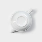 Набор фарфоровый для чая «Бельё», 3 предмета: чайник 470 мл, чашка 300 мл, блюдце - Фото 13