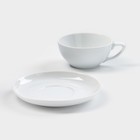 Набор фарфоровый для чая «Бельё», 3 предмета: чайник 470 мл, чашка 300 мл, блюдце - Фото 4