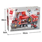 Конструктор Огнеборцы «Мобильный пожарный пункт», 1431 деталь - фото 23472849