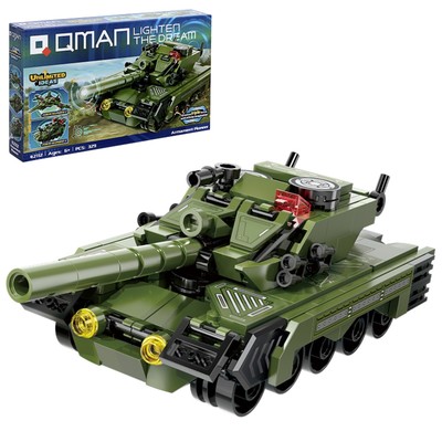 Конструктор безграничные идеи Qman «Военная техника», 3 в 1, 329 деталей