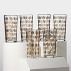 Набор стаканов «Снежинки», стеклянный, 230 мл, 6 шт - фото 320324983