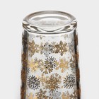 Набор стаканов «Снежинки», стеклянный, 230 мл, 6 шт - фото 25555409