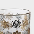 Набор стаканов «Снежинки», стеклянный, 230 мл, 6 шт - фото 25555410