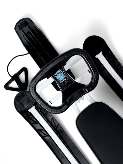 Снегокат «Тимка спорт+», белый, чёрный, ТСЛ+/Б Nika