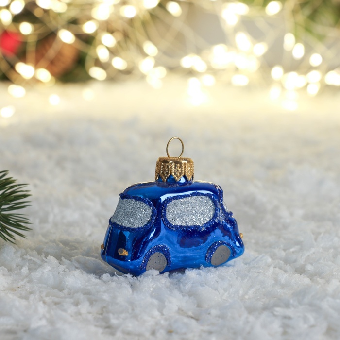 Ёлочная игрушка «Автобус» h=4.6 см - Фото 1