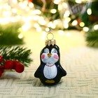 Ёлочная игрушка "Пингвинёнок" 6,3 см, - фото 11192440