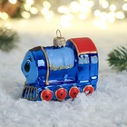 Ёлочная игрушка "Паровозик" h- 5,9 см - фото 25487503