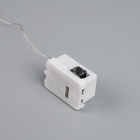 Набор гирлянд «Нить» 1 м, роса, 5 шт., IP20, серебристая нить, 10 LED, 3 режима, от батареек AG13×3, свечение мульти - Фото 6