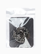 Брошь "Тигр" в листве, цвет серый в чернёном серебре - фото 809277797