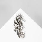 Брошь «Конёк» морской, цветная в серебре - Фото 2