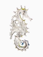 Брошь «Конёк», морской, цветная в серебре - Фото 3