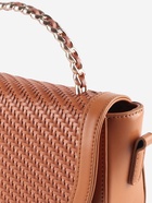 Ручка для сумки, металлическая, с винтами для крепления, 12.8×6.5 см, цвет золотой, коричневый - Фото 5