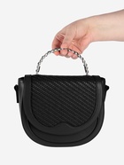 Ручка для сумки, металлическая, с винтами для крепления, 12.8×6.5 см, цвет серебряный, чёрный - Фото 7