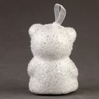 Игрушка из пенопласта «Блестящий мишка» с бантиком, 10 см - Фото 3