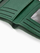 Кошелёк женский на кнопке, 11×1×10 см, комбинированный, зелёный - Фото 4