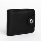 Портмоне мужское «Исар», на магните, 3 отделения, чёрное - Фото 6