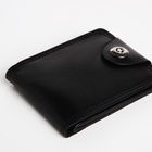 Портмоне мужское «Исар», на магните, отдел для купюр, для карт, для монет, чёрное - Фото 5