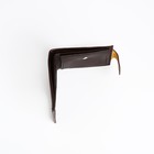 Портмоне мужское на магните, отдел для купюр, для карт, цвет коричневый - Фото 4