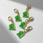 Шарм для браслета «Дракоша», цветной в золоте - Фото 1