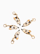 Шарм для браслета на карабине «Котёнок», цветной в золоте - Фото 2