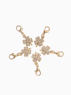 Шарм для браслета на карабине «Клевер», золоте - Фото 2