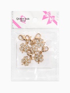 Шарм для браслета на карабине «Клевер», золоте - Фото 6